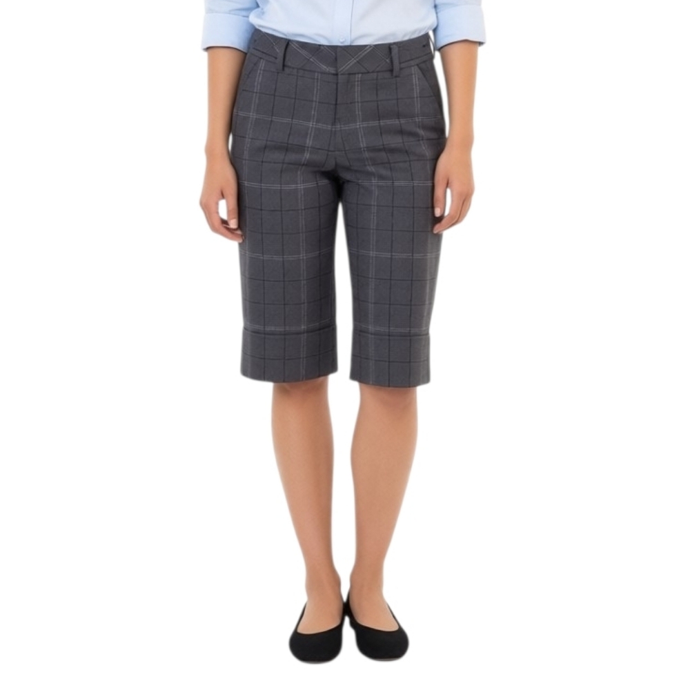 Guess Plaid Capri Short